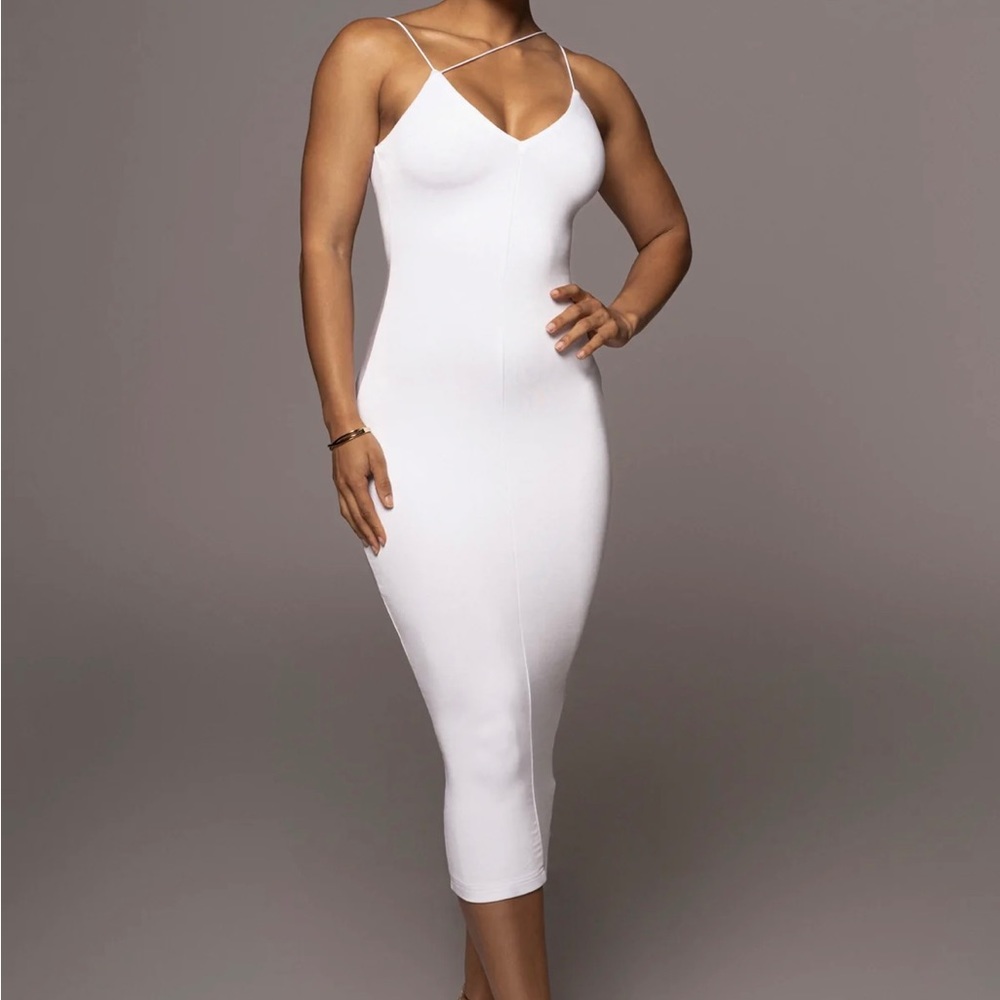 Ivory strap dress WORN 1x!!!